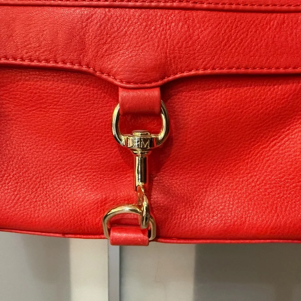 Rebecca Minkoff Mini M.A.C. Red Crossbody with Gold Hardware - Picture 4 of 8